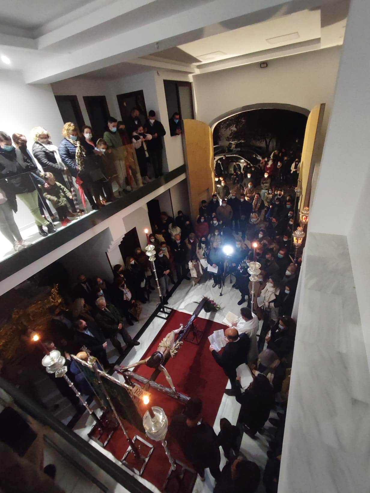 Acto de bendición de la Casa Hermandad