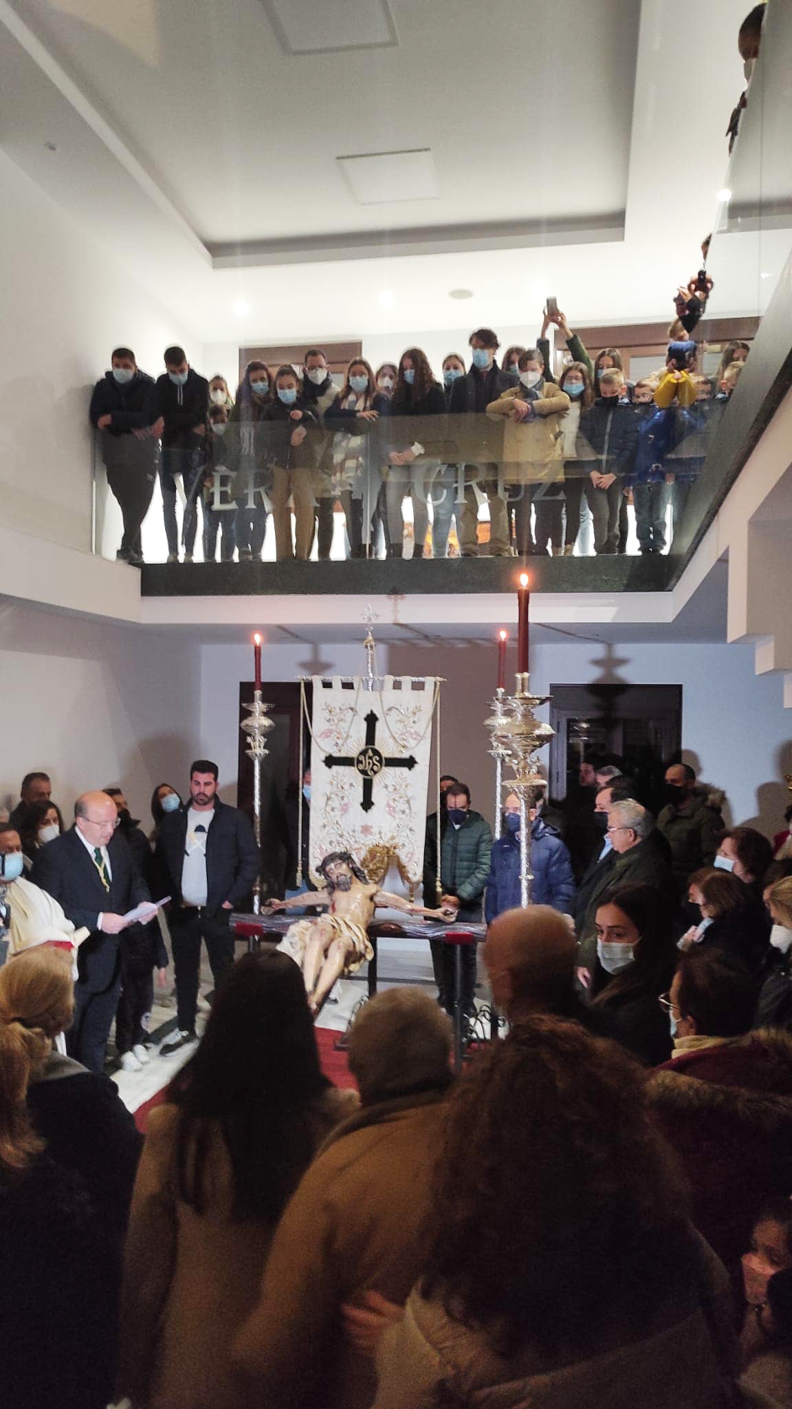 Acto de bendición de la Casa Hermandad