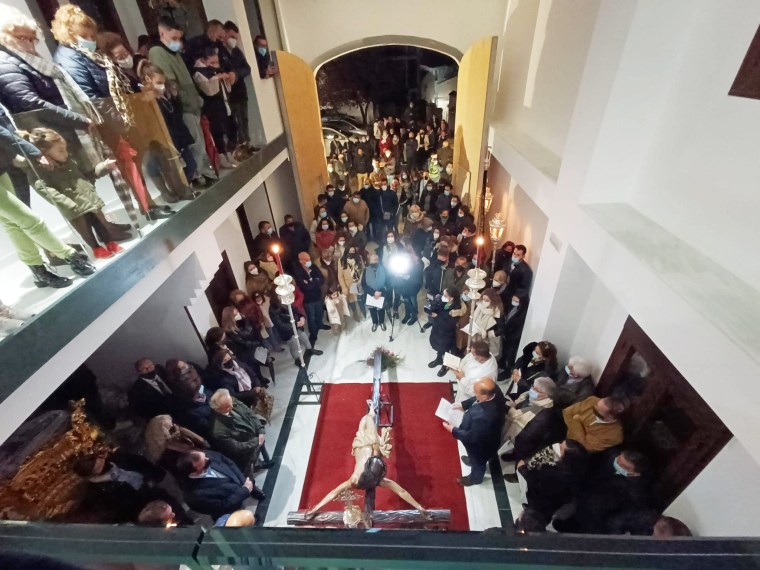 Acto de bendición de la Casa Hermandad