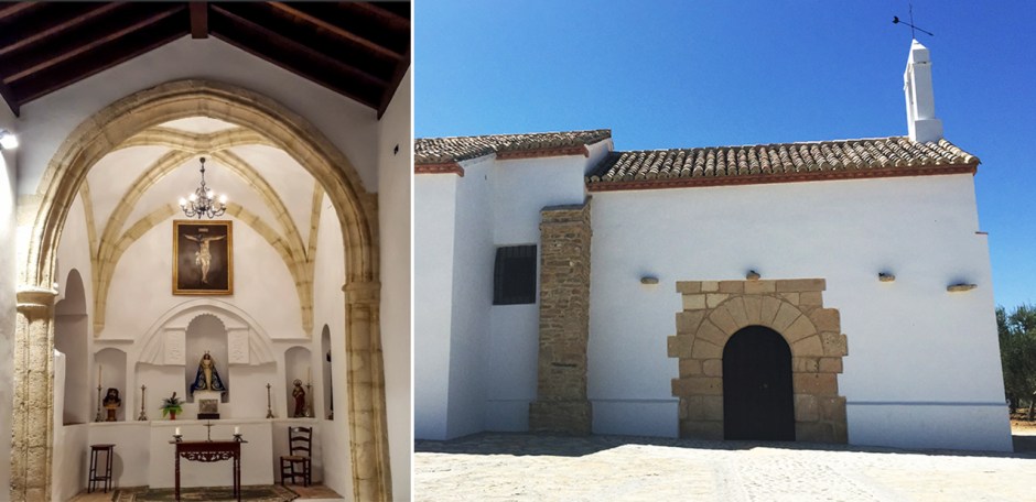 El primer templo cristiano de Setenil. Desde aquí sale la procesión del Silencio, que data de 1551.
