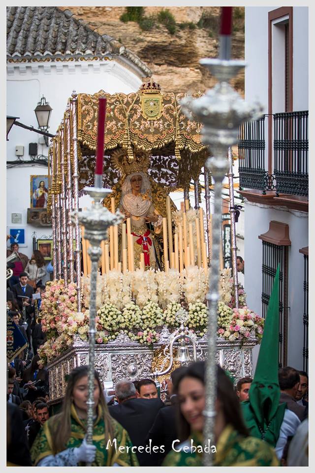 Mercedes Cebada 2018 Jueves Santo Virgen de los Dolores en Reyes Católicos