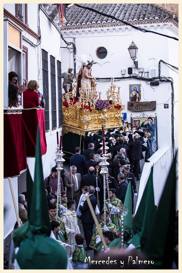 Mercedes Cebada 2018 Jueves Santo Amarrao en la albarrá de la Villa