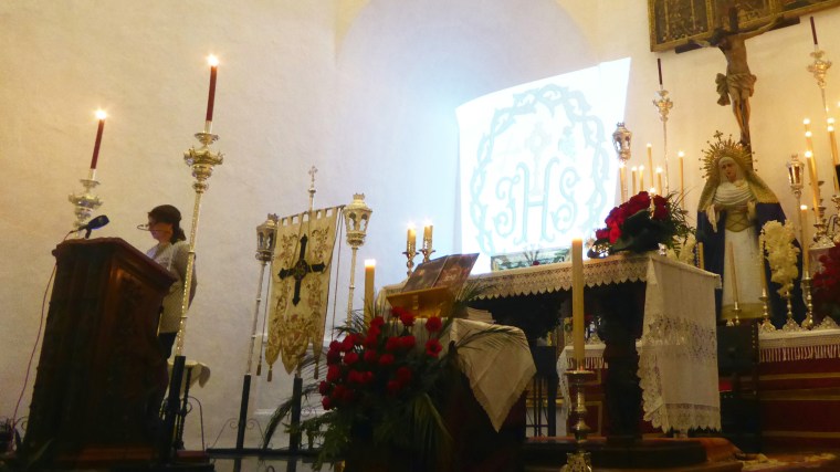 Mari Domínguez Camacho en el Pregón de 2017