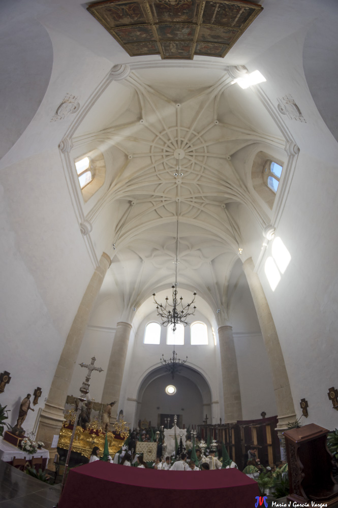 Mario García Vargas 2018 Jueves Santo Interior de la iglesia de la Villa