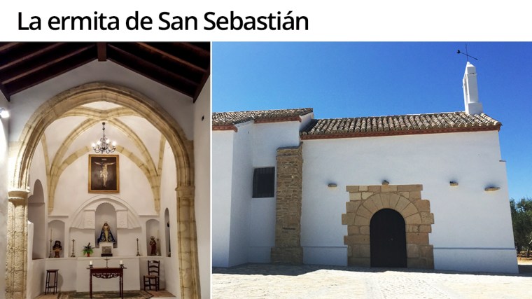 El primer templo cristiano de Setenil. Desde aquí sale la procesión del Silencio, que data de 1551.