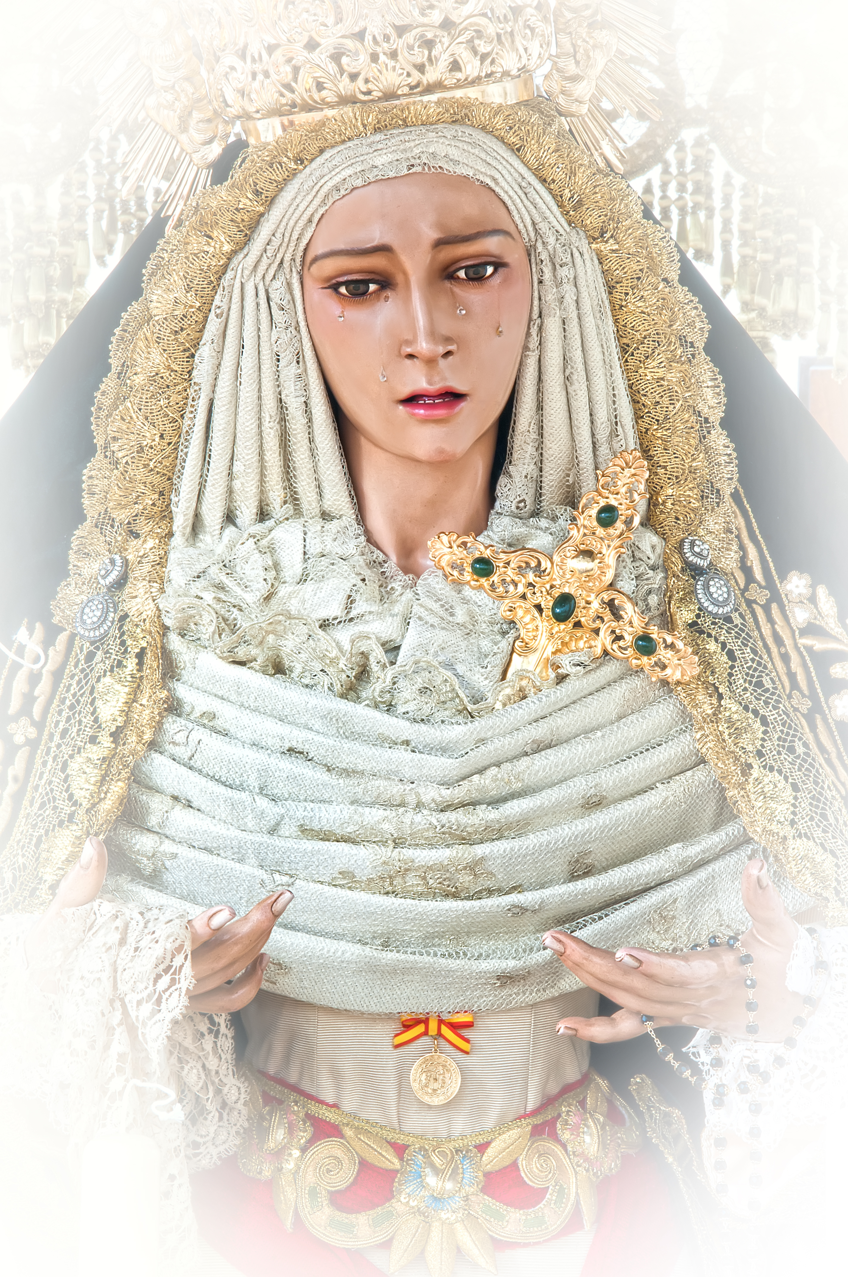 Ragara. 2017. Virgen de los Dolores en la iglesia.