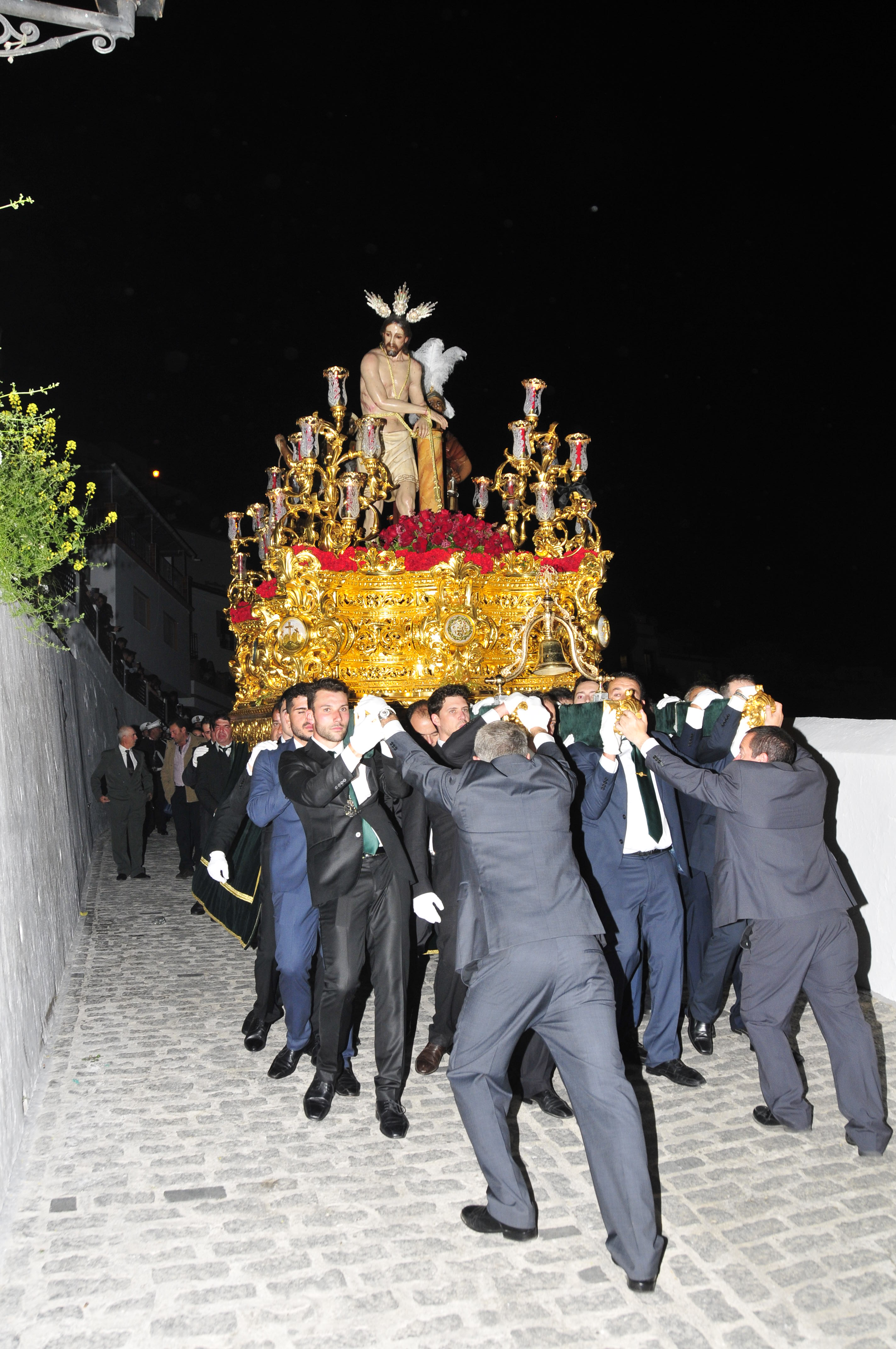Ragara 2017 Amarrao en la Cantarería. Costaleros