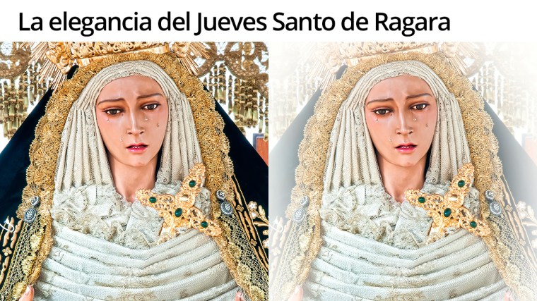 La elegancia del Jueves Santo de Ragara