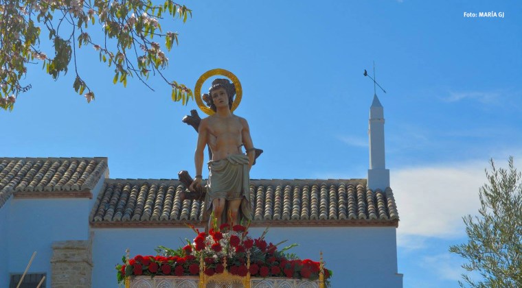 San Sebastian, patrón de Setenil. Foto: MARÍA GJ
