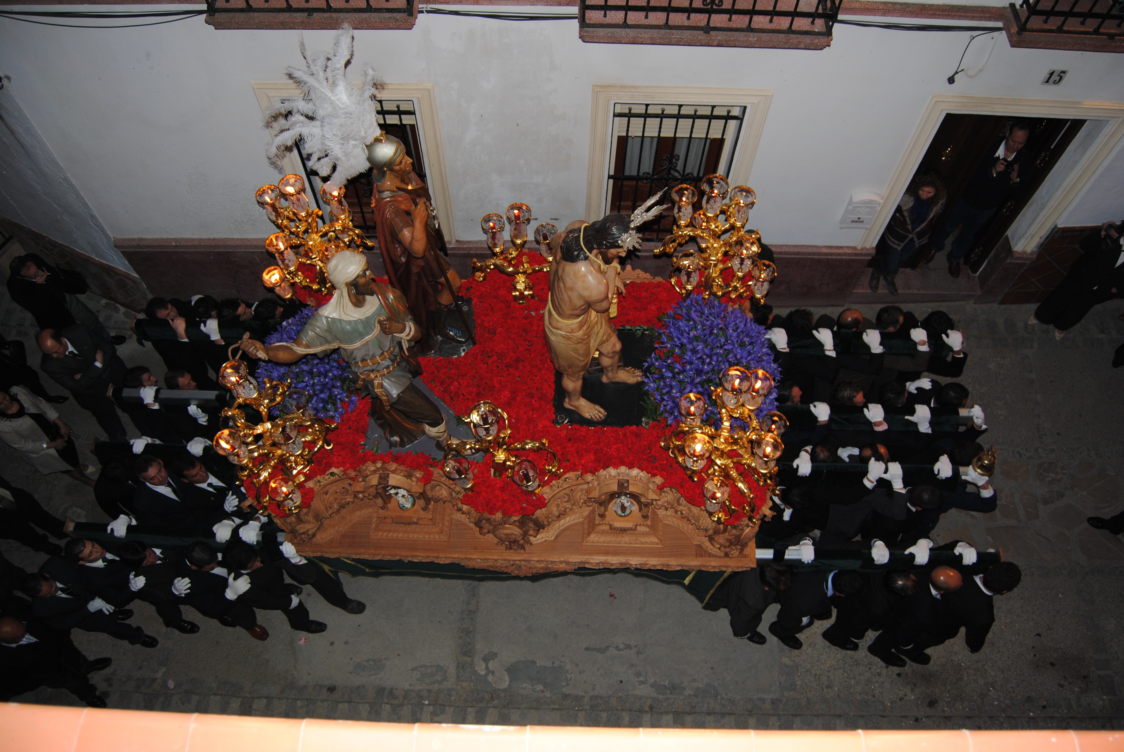 Angel Medina Jueves Santo 2010-2012 Amarrao Trono sin dorar Calle Alta