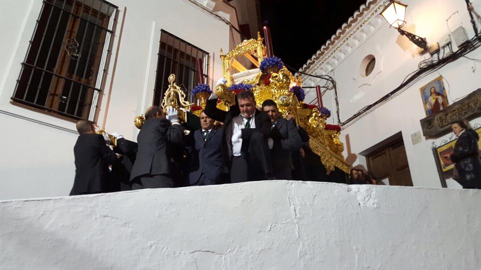 Maria GJ 2016 Santo Entierro Viernes Santo Costaleros en la albarrá de la Villa