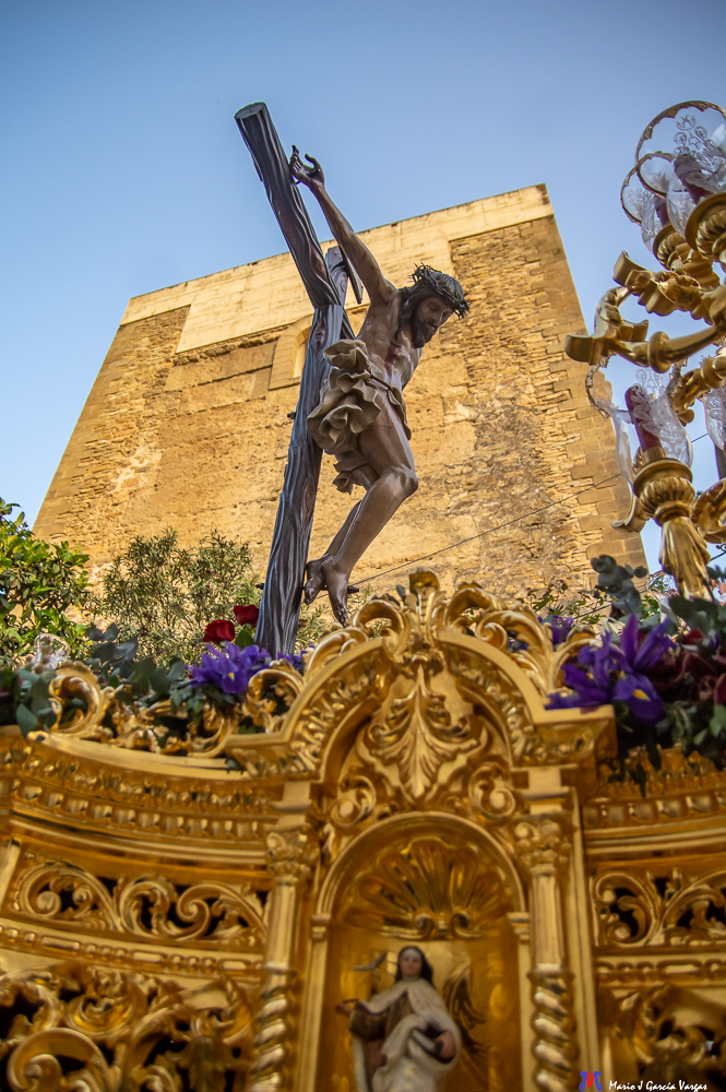 Semana Santa 2022 Mario García Vargas Viernes Santo Cristo Vera+Cruz alzado bajo el Torreón