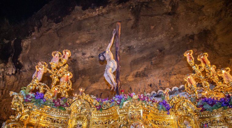 Semana Santa 2022 Mario García Vargas Viernes Santo Cristo Vera+Cruz alzado en la Cantarería