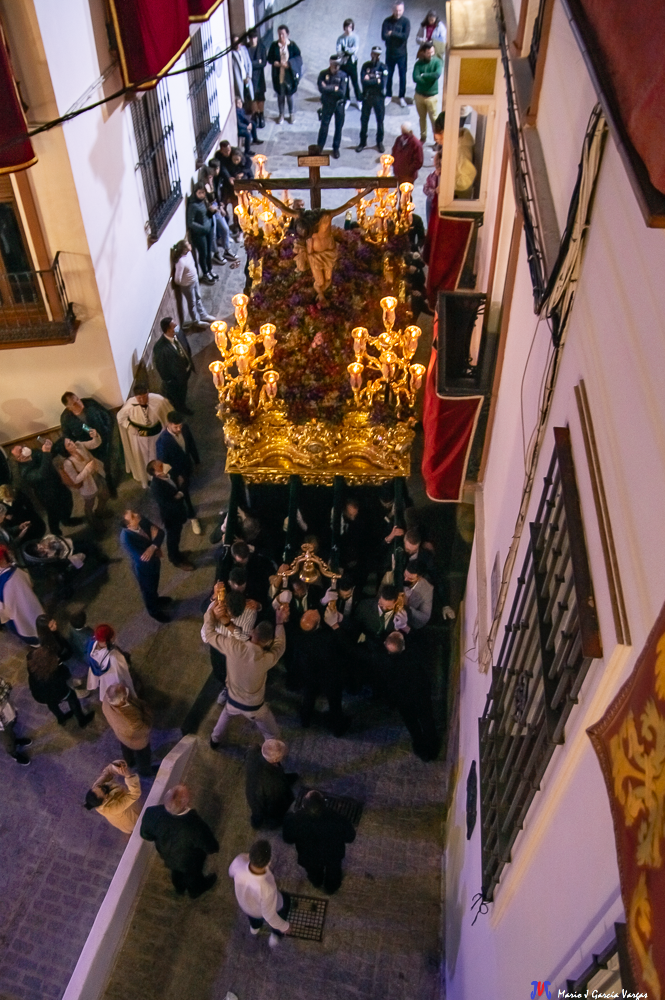 Semana Santa 2022 Mario García Vargas Viernes Santo Cristo Vera+Cruz alzado subiendo a la Villa