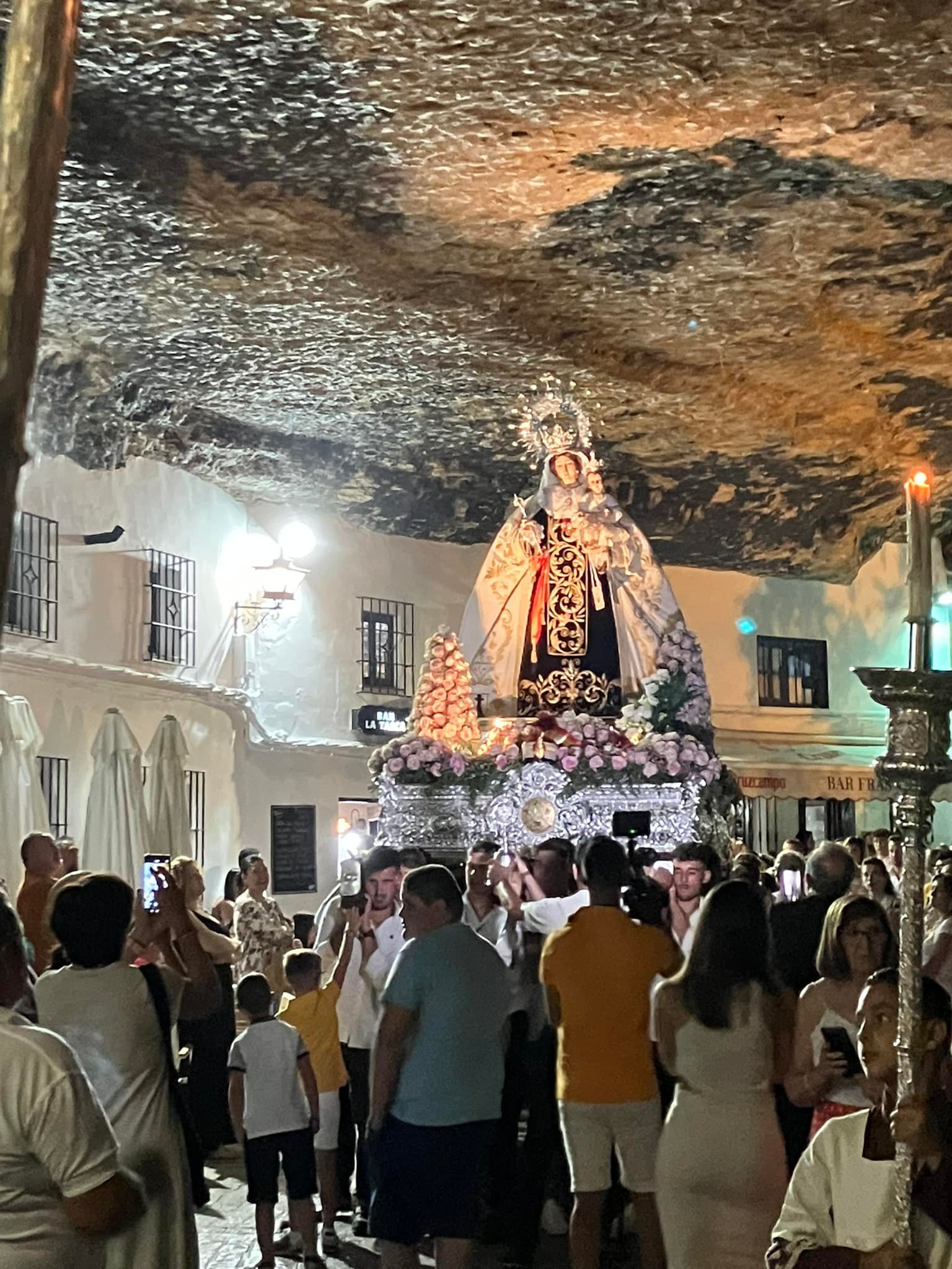 La Vorgen del Carmen en Las Cuevas del Sol