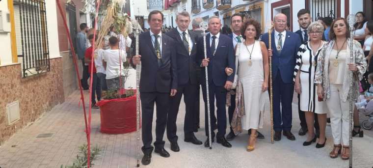Los Blancos en los actos organizados con motivo del 50 aniversario de la fundación de “Los Colorados” en el año 1972.