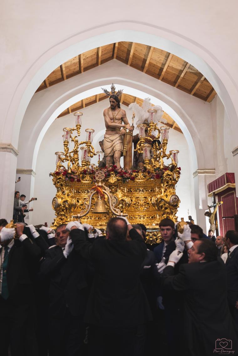 El Amarrao en la Iglesia de la Encarnación en 2024. Foto: MARI DOMÍNGUEZ